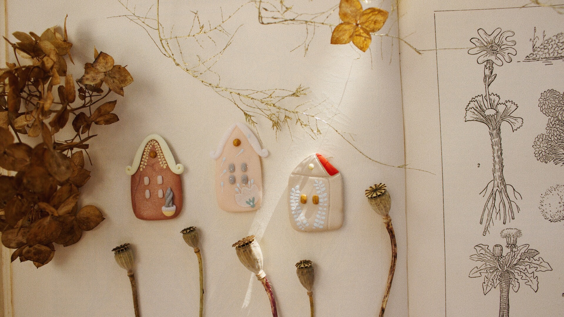 Брошь из полимерной глины, ручная работа, роспись вручную, пластика fimo, handmade, подарок своими руками